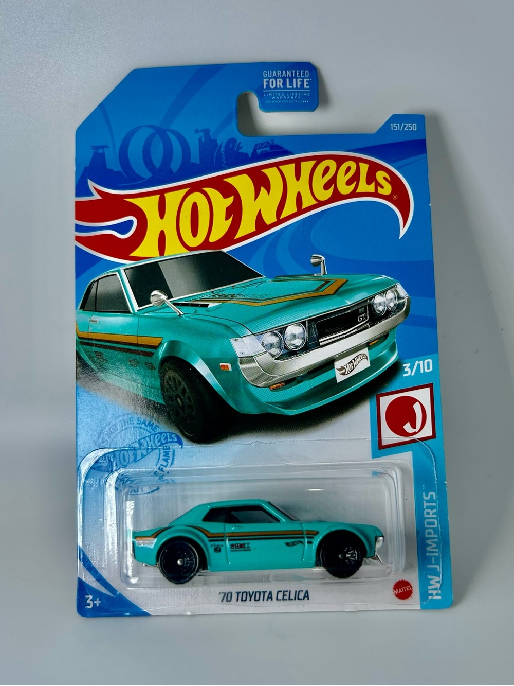 Hot Wheels HW J-Imports ‘70 Toyota Celica Blue 3/10 NEW For 2021 151/250 JDM
